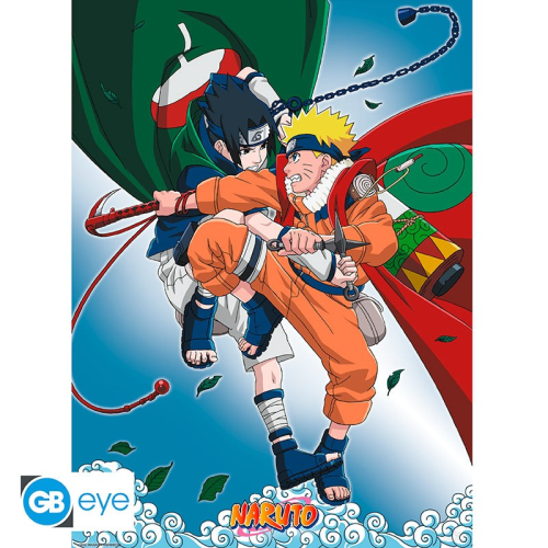 Poster Naruto vs Sasuke 52 x 38 cm