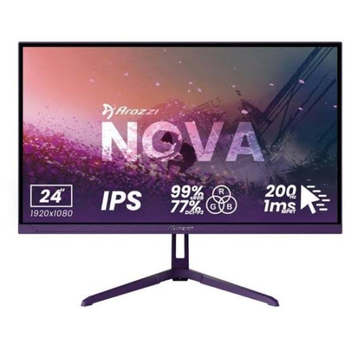 Moniteur Gaming Arozzi 24" IPS 200 Hz - Violet