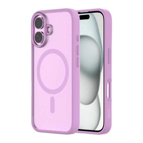 Coque QDOS Hybride Drop pour iPhone 16-Rose