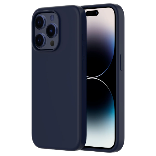 Coque QDOS GRS Touch Snap pour iPhone 15 Pro-Bleu