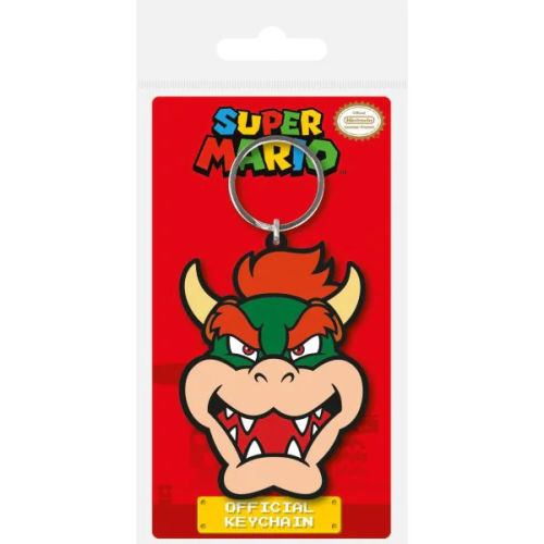 Porte-clés Bowser Caoutchouc 6cm