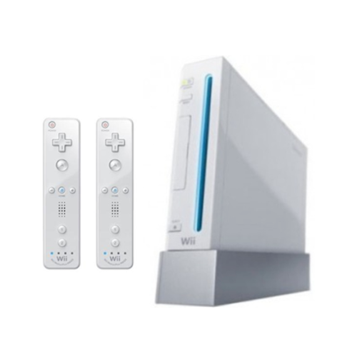 Console Wii Blanche Avec 2 Manette Wii