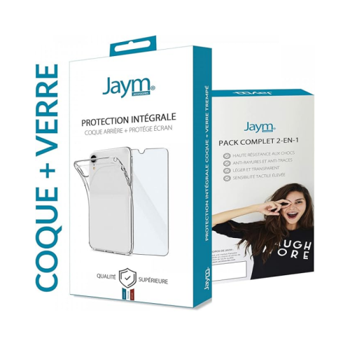 Pack Coque + Protège Écran Jaym pour iPhone 12 Pro Max