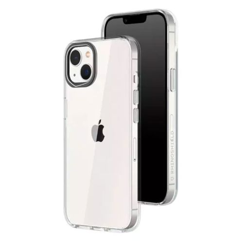 Coque RhinoShield pour iPhone 13-Clear-Bleu
