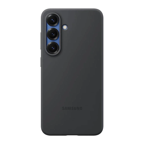 Coque Silicone Pour Galaxy S25-Noir