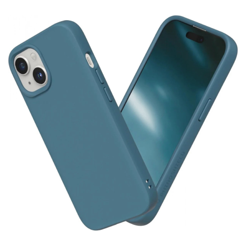 Coque RhinoShield pour iPhone 15-Solide-Bleu Océan
