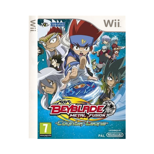 Beyblade Metal Fusion Counter Leone avec Toupie Wii