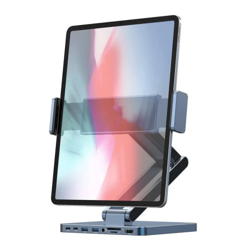  Support Tablette Wiwu avec Hub USB-C 8-en-1 AH801-Gris