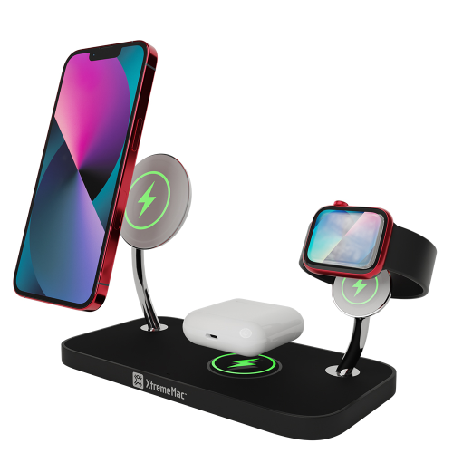 MagPlus - Station de charge sans fil 3-en-1 MagSafe 15W