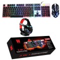 Pack gaming clavier, casque et souris filaires rétroéclairés GS80 Qwertz WASDkeys d'occasion (Jeux PC)