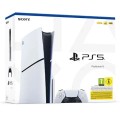 Console PS5 Slim Edition Standard blanc et noir d'occasion (Playstation 5)