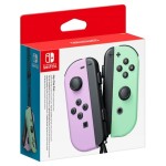 Paire de manettes Joy-Con violet pastel & vert pastel pour Nintendo Switch (neuf)