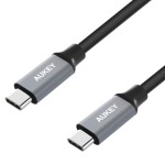 Câble USB-C vers USB-C CB-CD5 1 m Aukey noir (neuf)