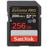 Carte mémoire SanDisk Extreme Pro SD 256Go, 200MB/s (neuf)