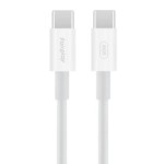 Câble Fairplay 60W USB-C vers USB-C 1 m blanc (neuf)