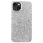 Coque glitter iPhone 15 argent (neuf)