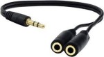 Câble Audio Splitter Jack mâle vers 2 Prises Femelle Jack 3,5 mm (neuf)