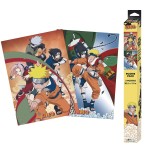 Poster Chibi 52 x 38 cm Naruto Vs Sasuke Naruto Shippuden (neuf)