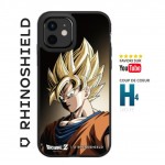 Coque Rhinoshield SolidSuit personnalisée pour iPhone 13 Pro Dragon Ball Z Super Saiyan Goku Dark edition (neuf)