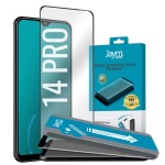 Verre trempe premium 3D avec applicateur pour apple iPhone 14 Pro - jaym (neuf)