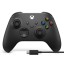 Manette sans fil Xbox Series X + USB-C Cable Carbon Black  (neuf)