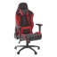 Chaise gaming esport siena avec réglage confortable et finition en tissu Noire/Rouge (neuf)