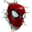 Lampe 3D Murale Mask Spiderman Marvel 28cm (neuf)