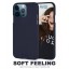 Coque Premium Soft Feeling Compatible iPhone 12 Pro Max Bleue (neuf)