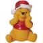 Figurine Winnie L'ourson 8 cm - Winnie Christmas Disney (neuf)