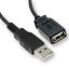 Cable usb 2.0 A male vers usb 2.0 A femelle 1m (neuf)