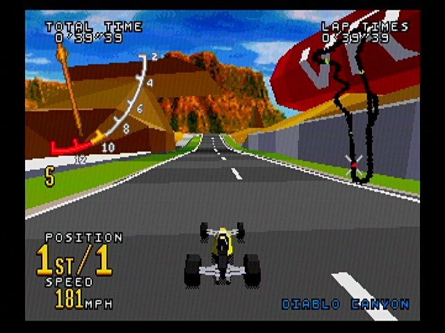 37537 time warner interactive s vr virtua racing sega saturn screenshot