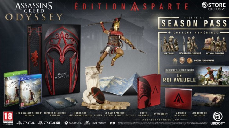 ASSASSIN S CREED ODYSSEY EDITION SPARTE