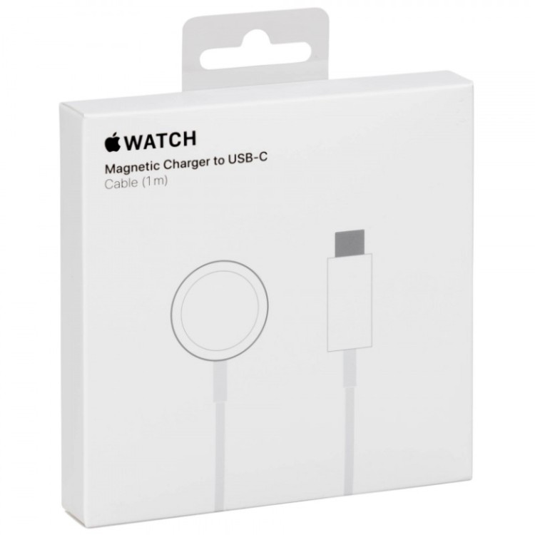 cable de charge magnetique usb c 1m apple pour apple watch blanc origine