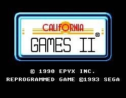 california games ii master system 002