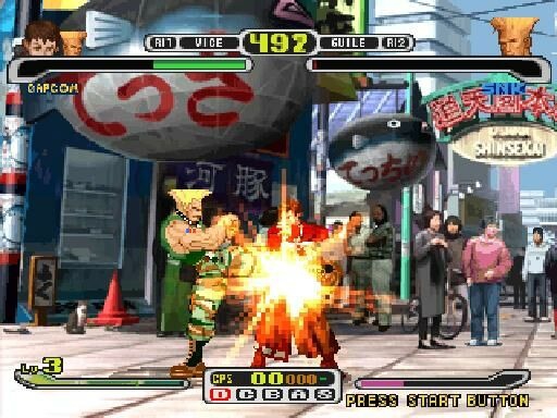 capcom vs snk millennium fight 2000 pro playstation ps1 020