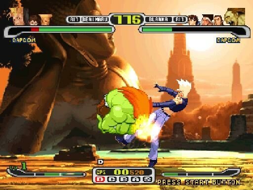 capcom vs snk millennium fight 2000 pro playstation ps1 021