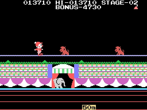 Circus Charlie MSX 1