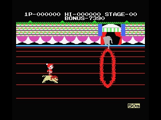 Circus Charlie MSX