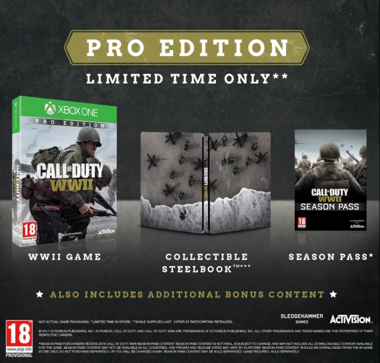 CODWWII prosteelbook XB1