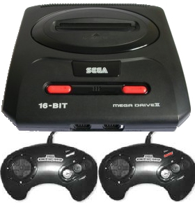 console megadrive 2 et 2 manettes e68470