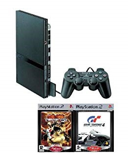 CONSOLE PS TWO PACK GRAN TURISMO 4 ET TEKKEN 5 1