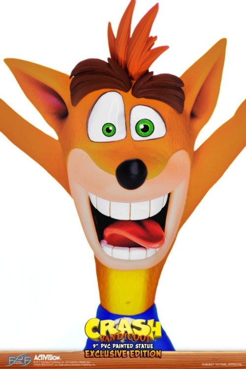 CRASH BANDICOOT 9 PVC PAINTED STATUE