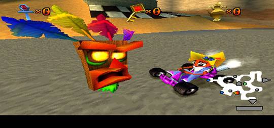 Crash Bandicoot Racing 1