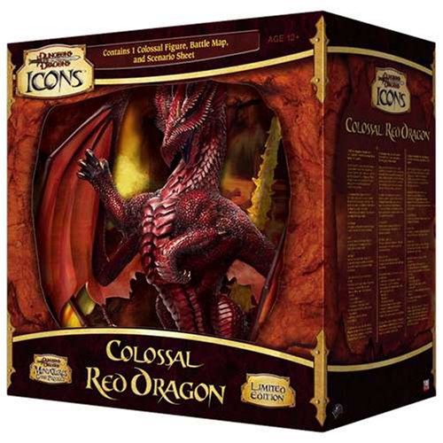 DONJONS ET DRAGONS ICONS COLOSSAL RED DRAGON LIMITED