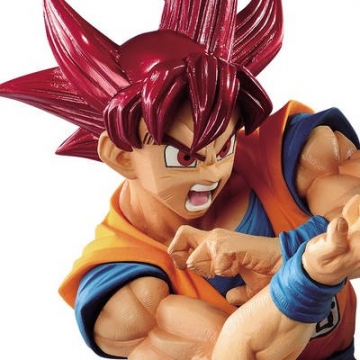 DRAGON BALL FIGURINE BLOOD OF SAIYANS SPECIAL IV GOKU GOD 1