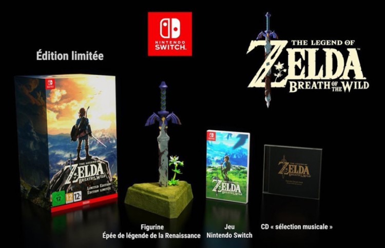 édition limitée fr zelda breath of the wild