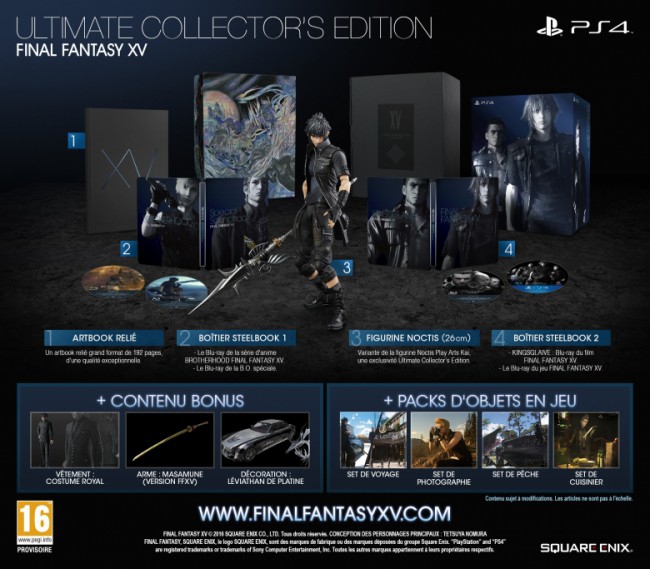 ff15 ultimate collector edition ps4 e113154