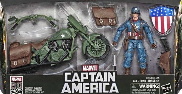 FIG MARVEL CAPTAIN AMERICA ET MOTO 1