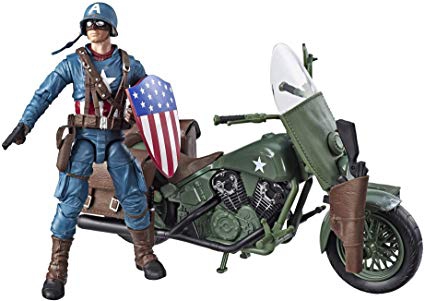 FIG MARVEL CAPTAIN AMERICA ET MOTO