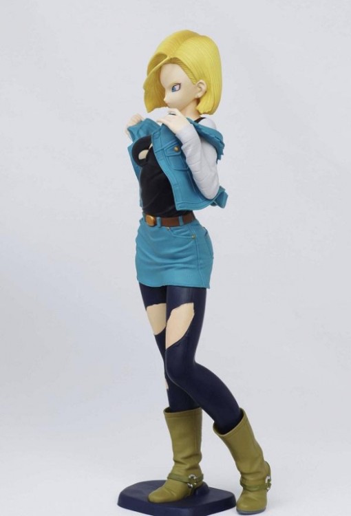 figurine dragon ball z glitter glamours android no 18 1